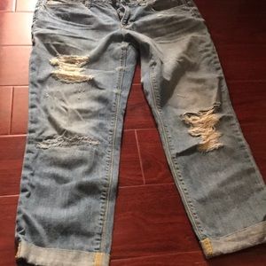 SP BLACK LABEL RIPPED JEANS